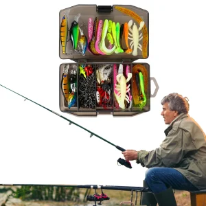 Fishing Lures Set Soft and Hard Bait Kit