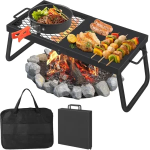Portable Camping Grates Over Fire Pit.
