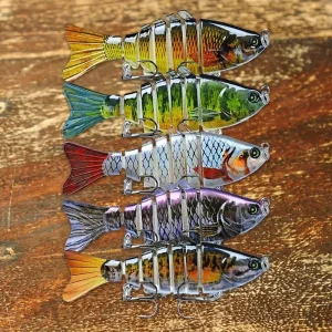 4PCS Robotic Swimming Lures Auto Electric