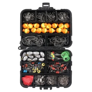263pcs Fishing Accessories Set with Tackle Box.