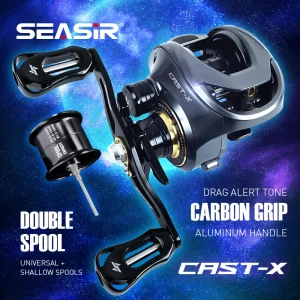 SEASIR Cast-X Baitcasting Reel 7.3:1 HS Gear Ratio.