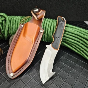 Outdoor Professional Hunting Knife with Sheath.