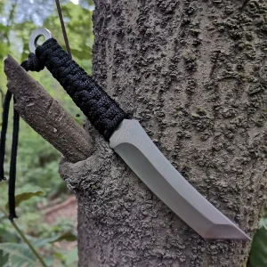 Fixed Blade Knife with Sheath and Cord, Knife for Hunting, Camping and Field Survival Outdoor